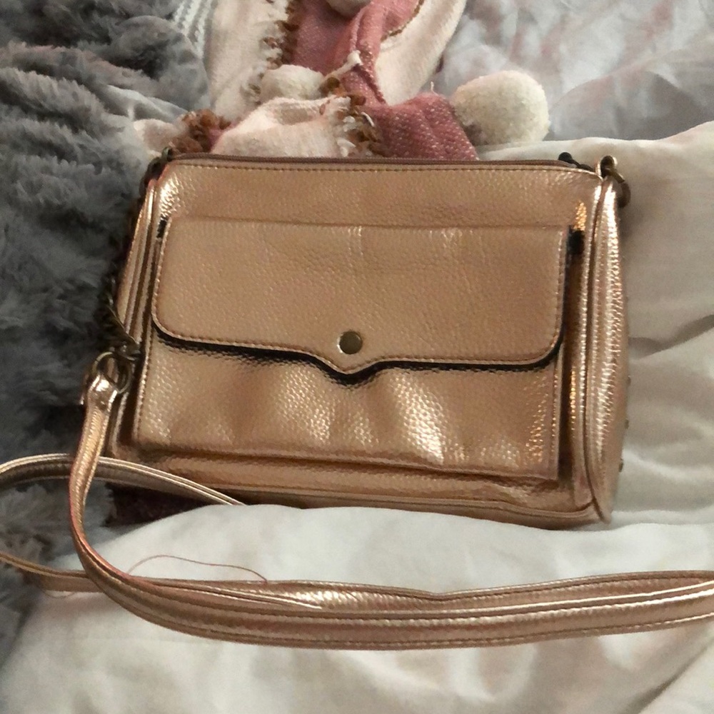 Gold side purse